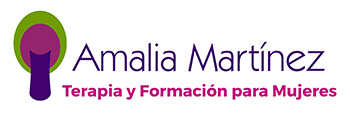logo y lema terapia para mujeres - amalia martinez